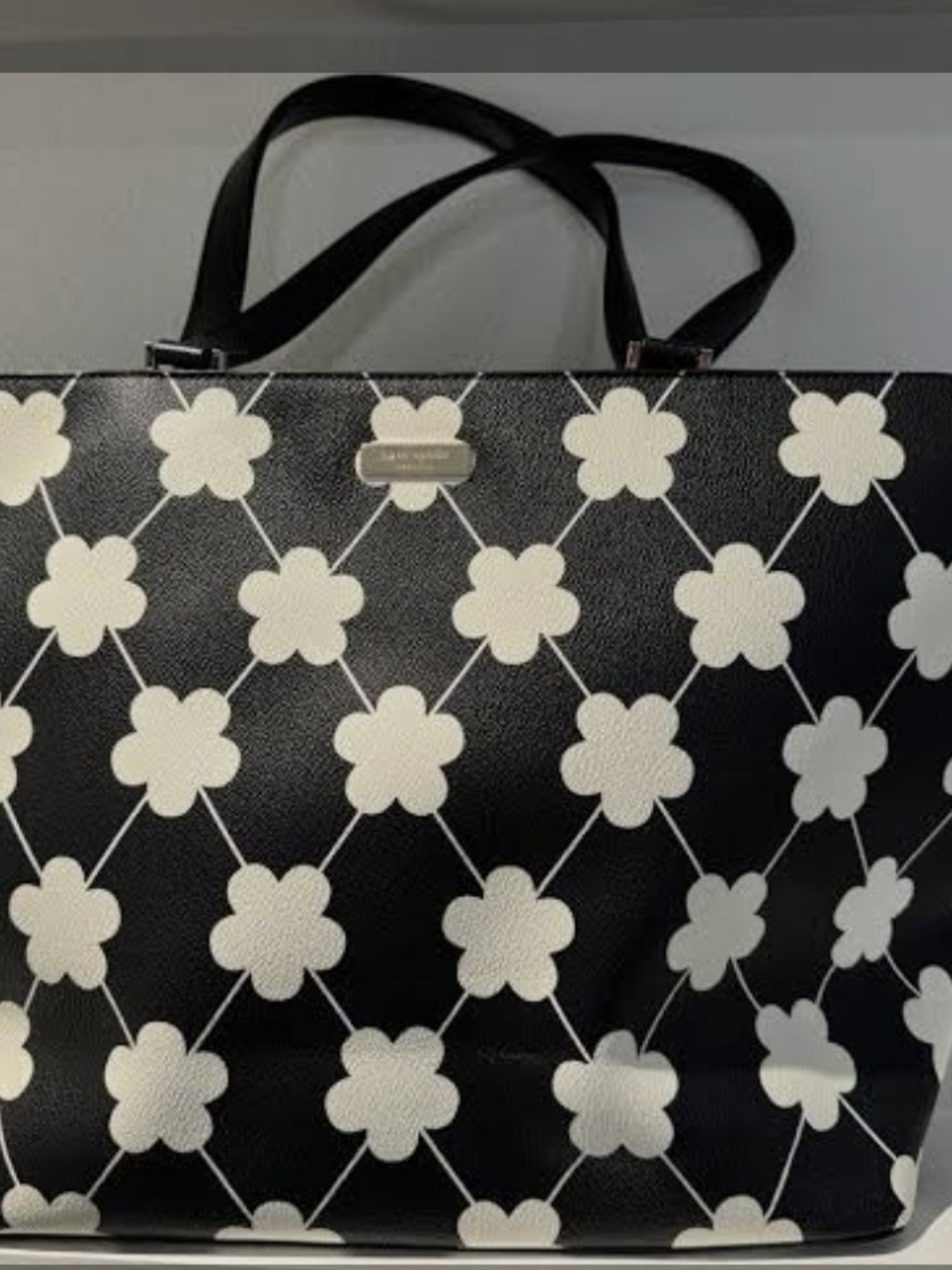 Kate Spade Grant Street Grainy Vinyl Floral Tote